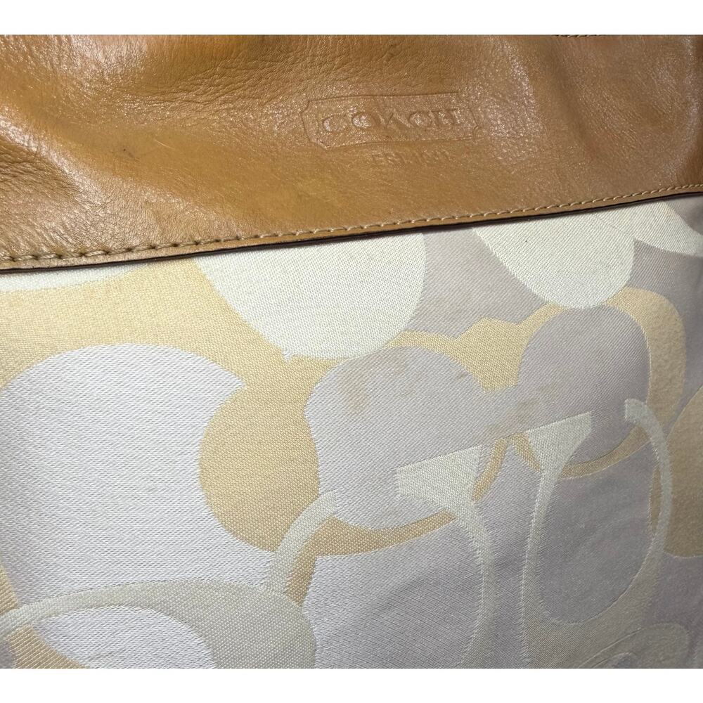 Y2K Coach F14711 Zoe Signature Optic Convertible Hobo Bag & Wristlet - Picture 12 of 16